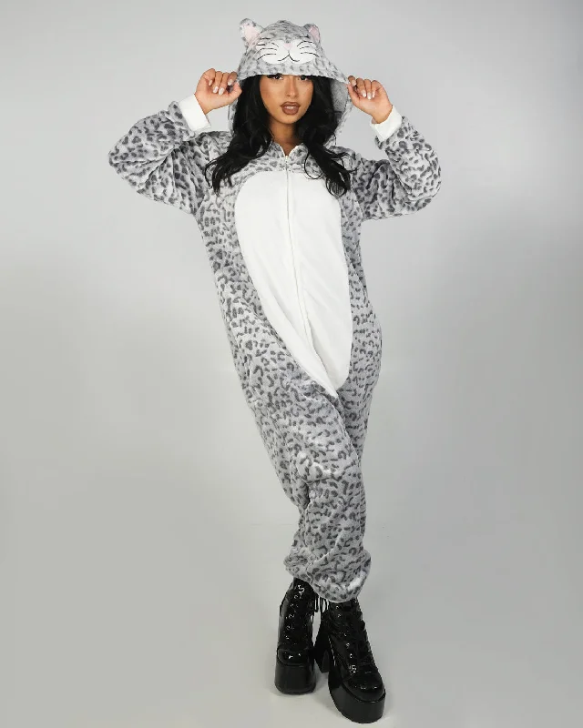 Grey Leopard Unisex Onesie