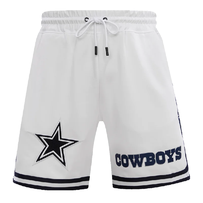 NFL DALLAS COWBOYS CLASSIC CHENILLE MEN'S SHORT (WHITE)