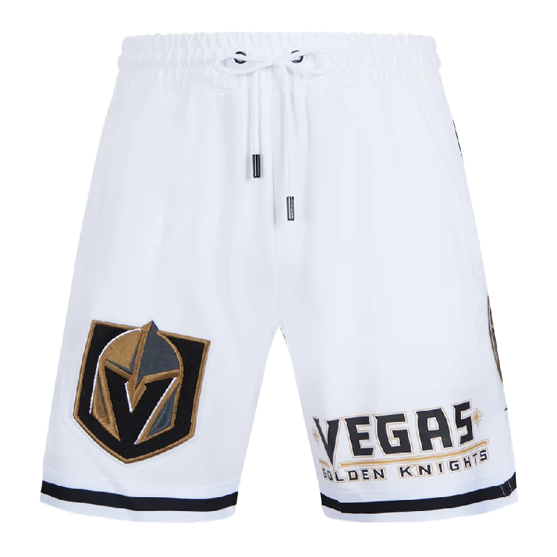 NHL VEGAS GOLDEN KNIGHTS CLASSIC CHENILLE MEN'S SHORT (WHITE/BLACK)