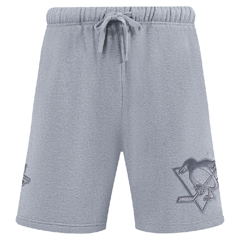 NHL PITTSBURGH PENGUINS NEUTRAL MEN'S SHORT (DARK HEATHER GRAY)