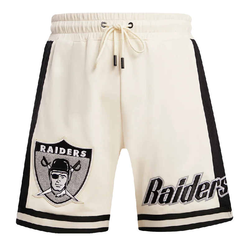 NFL LAS VEGAS RAIDERS RETRO CLASSIC MEN'S 2.0 SHORT (EGGSHELL/ BLACK)