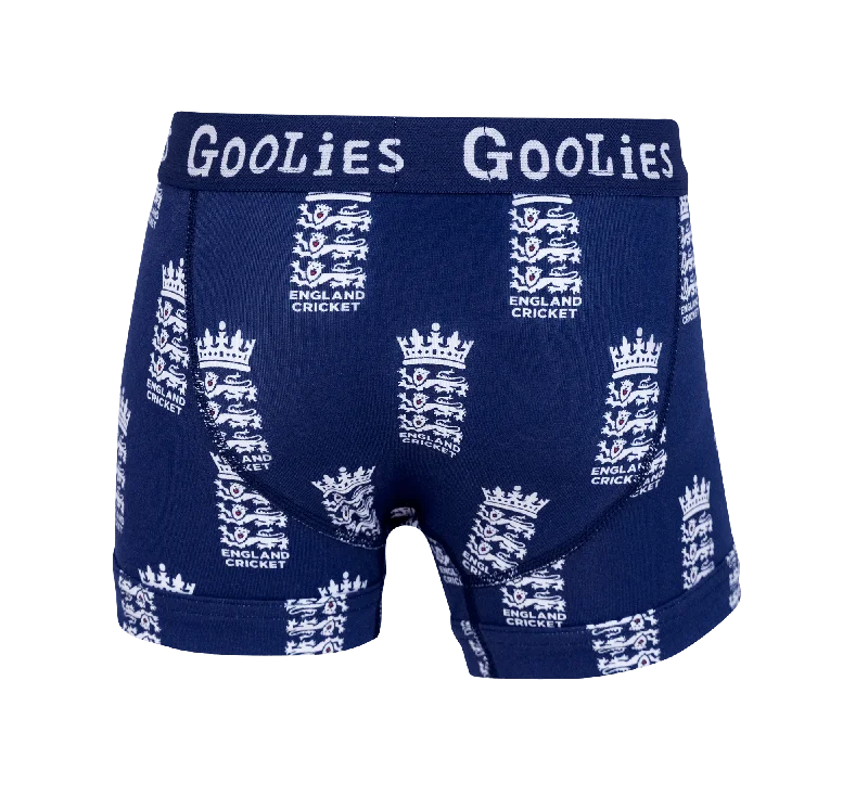 England Cricket BLUE - Kids Boxer Shorts - Goolies