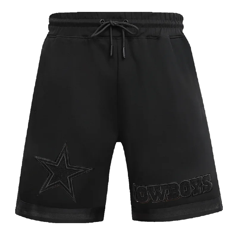 NFL DALLAS COWBOYS TRIPLE BLACK MEN'S SHORT (BLACK)