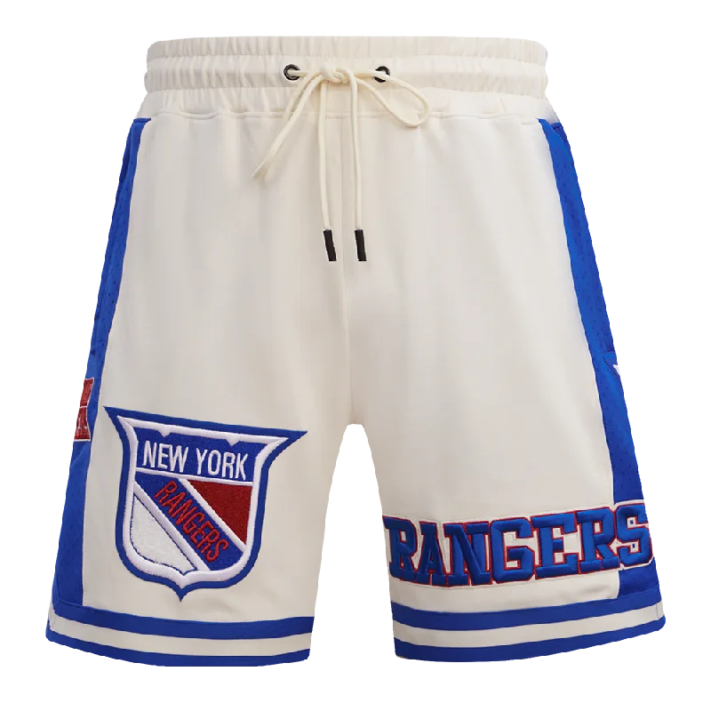 NHL NEW YORK RANGERS RETRO CLASSIC MEN'S 2.0 SHORT (EGGSHELL/ROYAL BLUE)