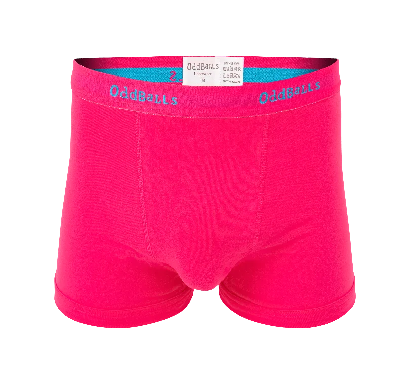 Pink/Blue - Mens Boxer Shorts