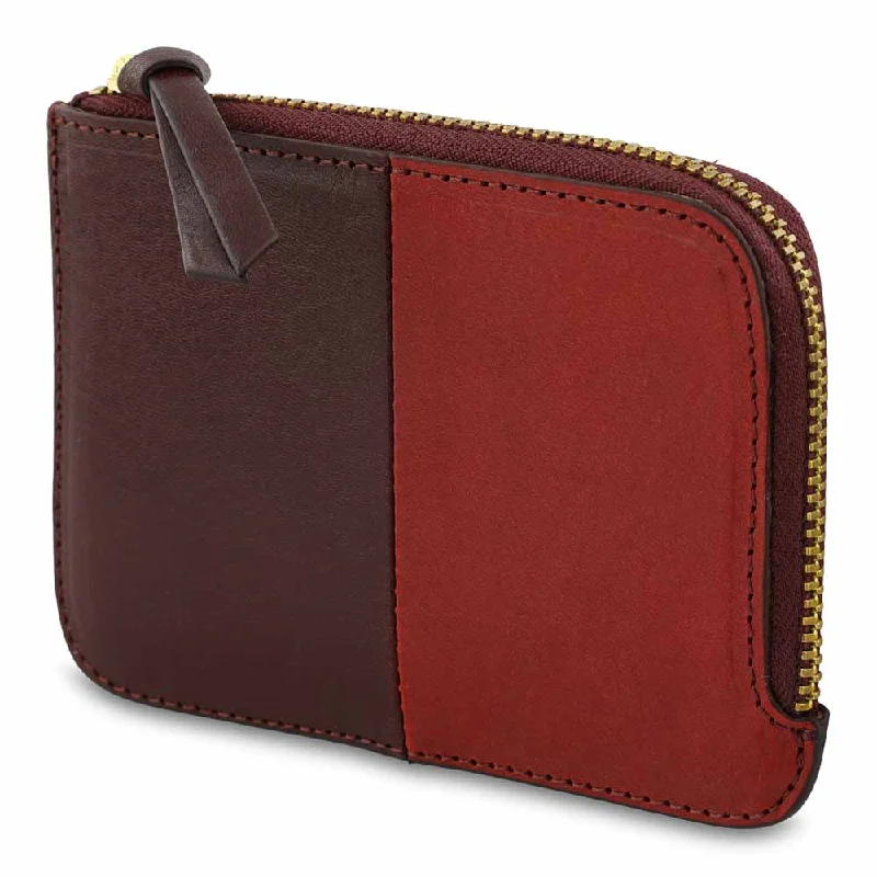 Zip Wallet - Burgundy / Red