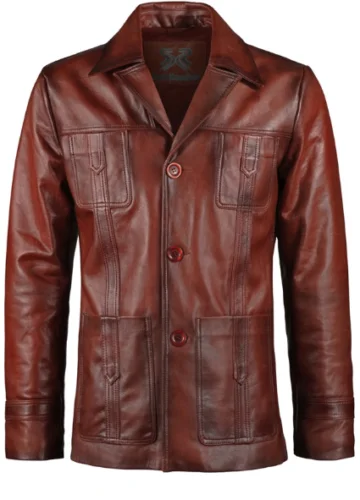 Koza Leathers Men's Real Lambskin Leather Blazer KB091