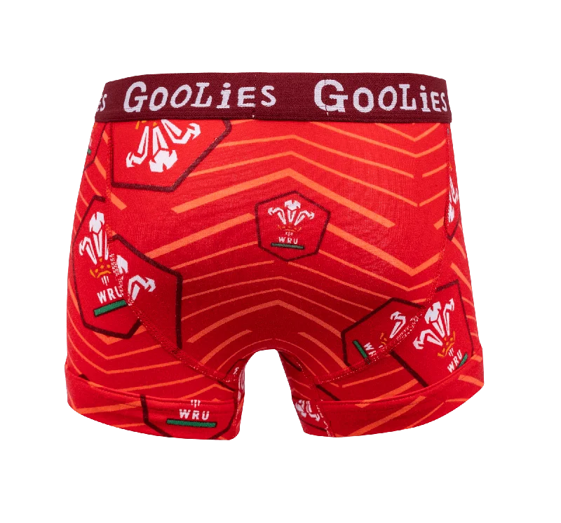 Welsh Rugby Union - Home - Kids Boxer Shorts - Goolies