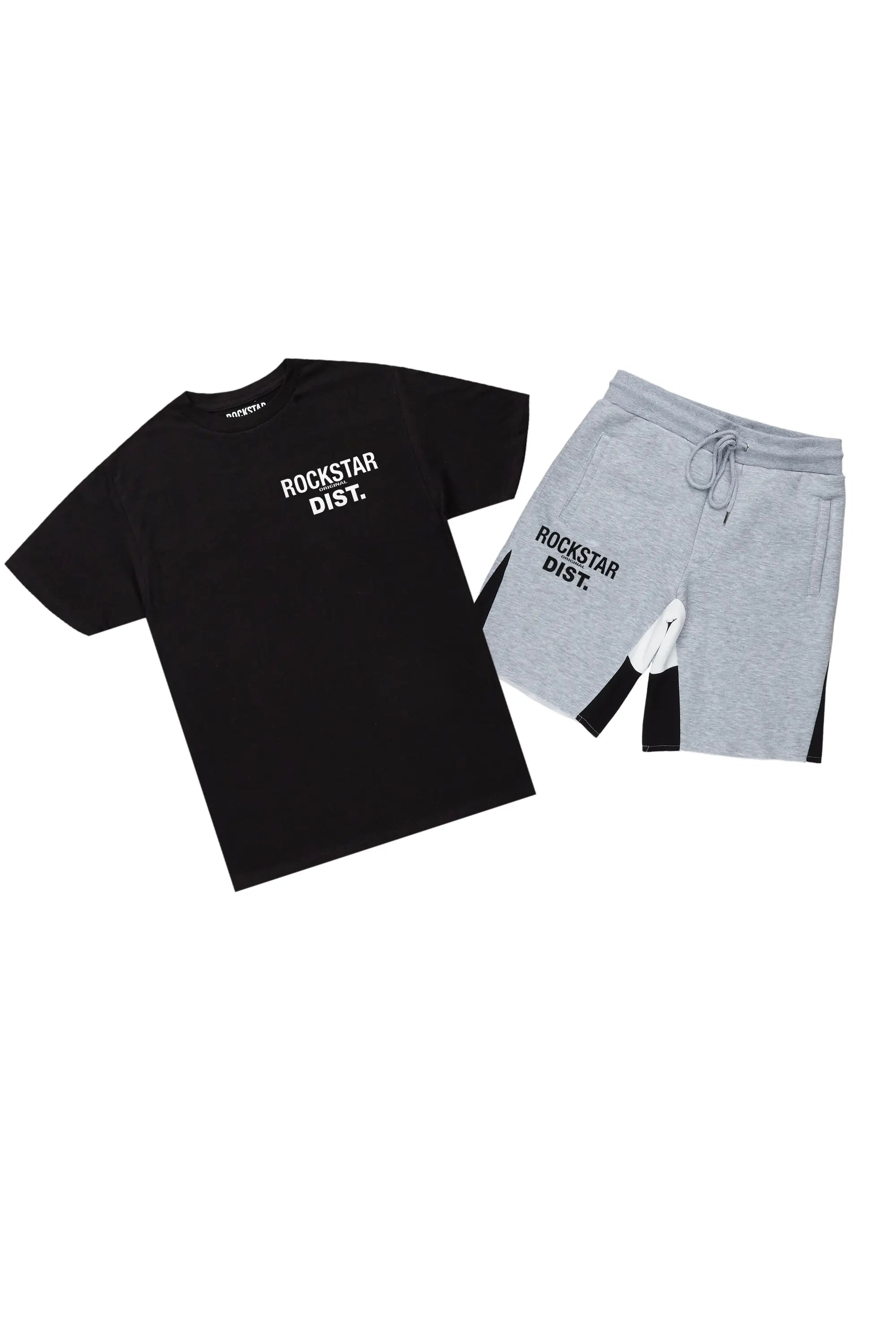 Buck 3.0 Black/Grey T-Shirt Short Set