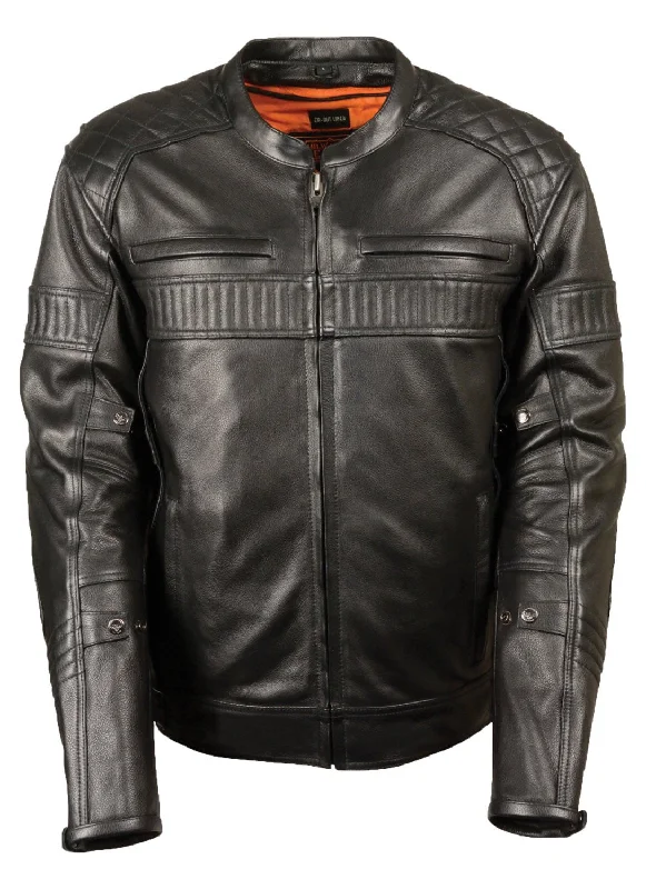 Milwaukee Men's Quilted Pattern Triple Vented Scooter Jacket