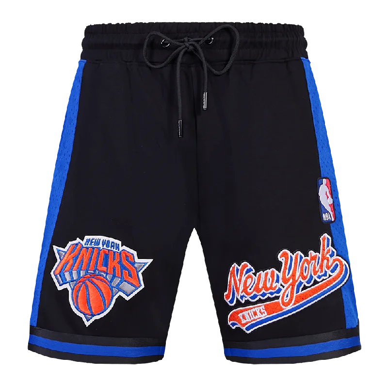 NBA NEW YORK KNICKS SCRIPT TAIL MEN'S DK 2.0 SHORT (BLACK/ROYAL BLUE/BLACK)