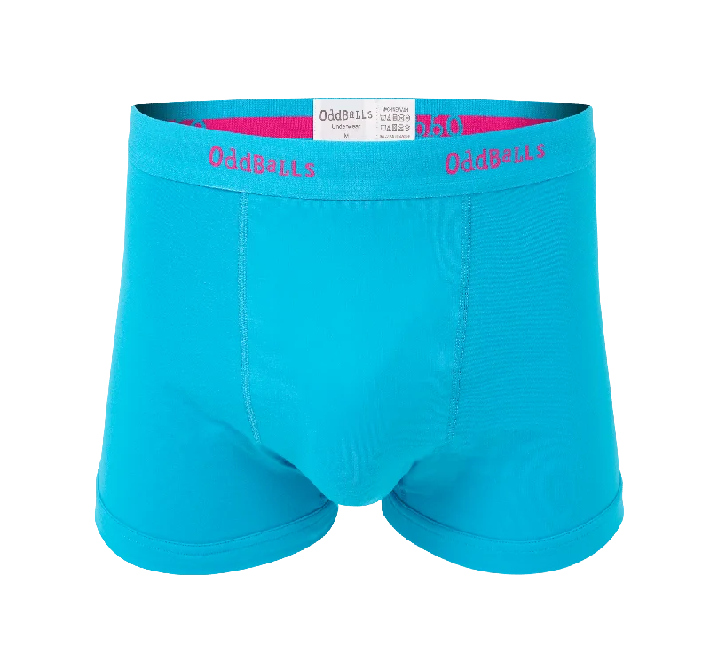 Blue/Pink - Mens Boxer Shorts