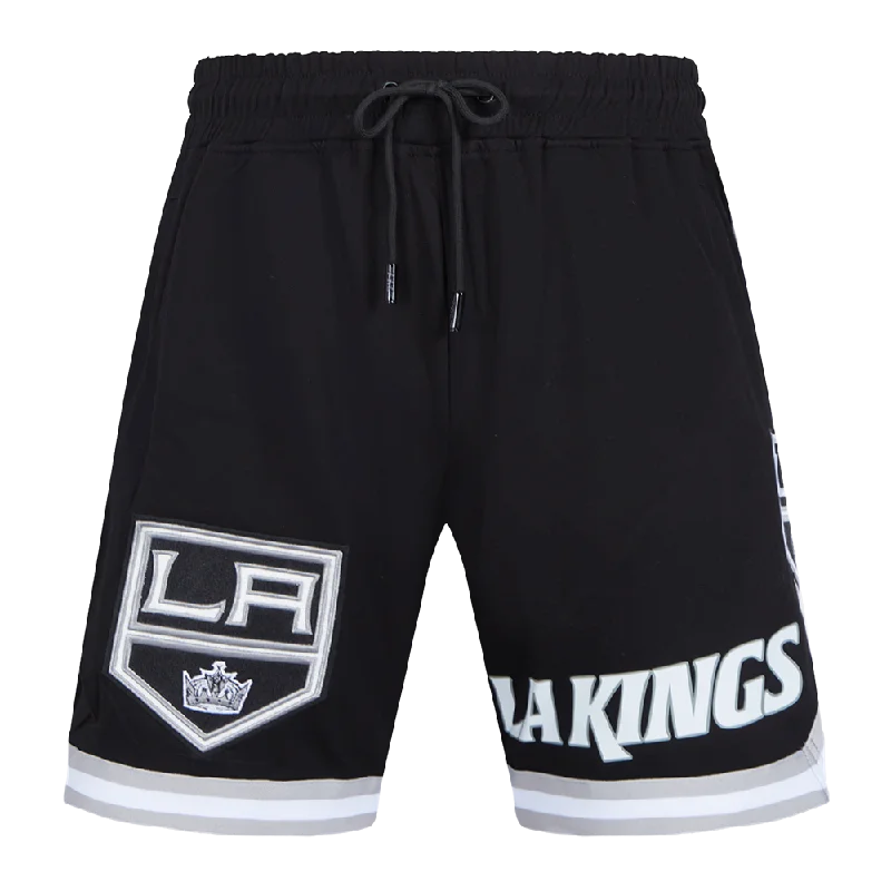 NHL LOS ANGELES KINGS CLASSIC CHENILLE MEN'S SHORT (BLACK/GRAY)