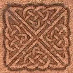 Square Celtic Craftool 3-D Stamp