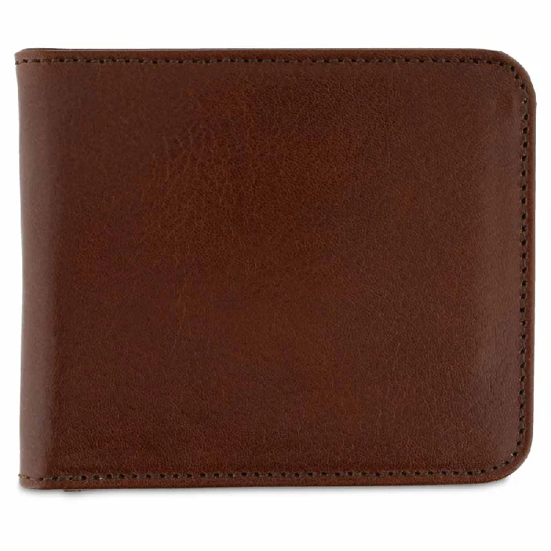 Leather Billfold Wallet - Light Brown