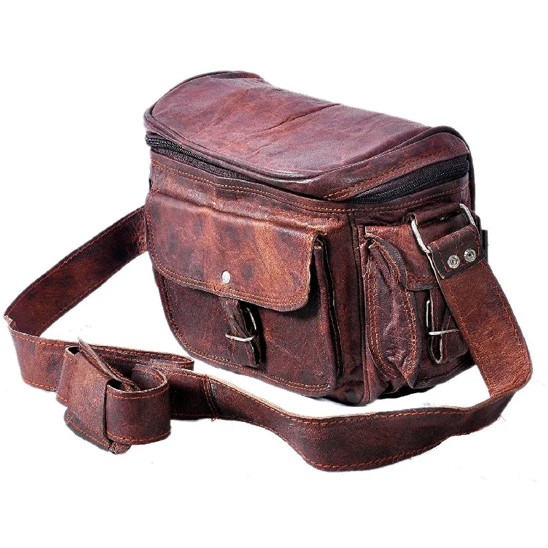 Vintage Leather Camera Pouch For All Photographers