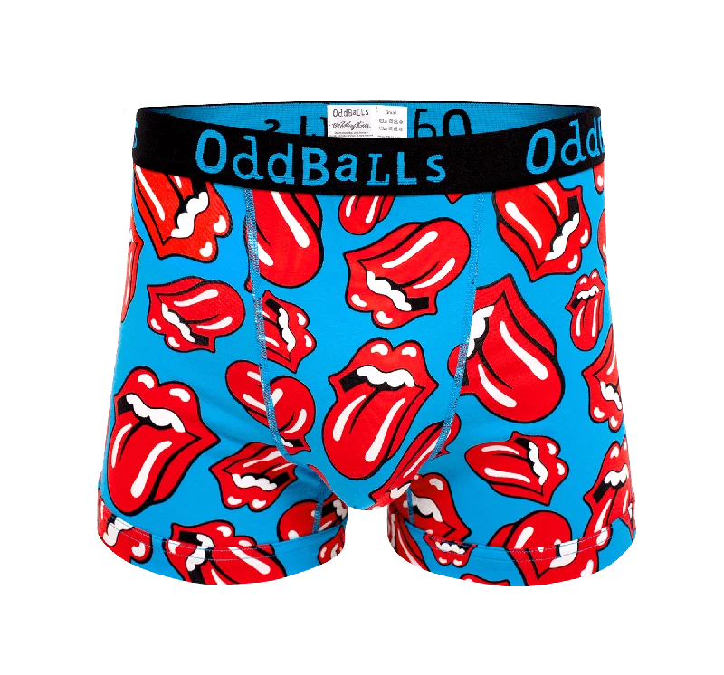 The Rolling Stones - Red - Mens Boxer Shorts