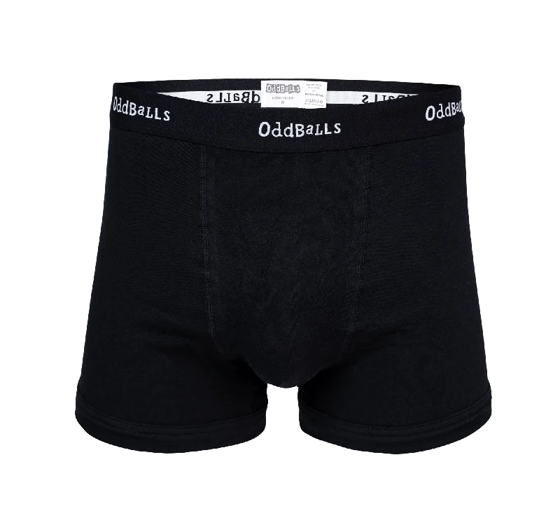 Classic Black - Mens Boxer Shorts