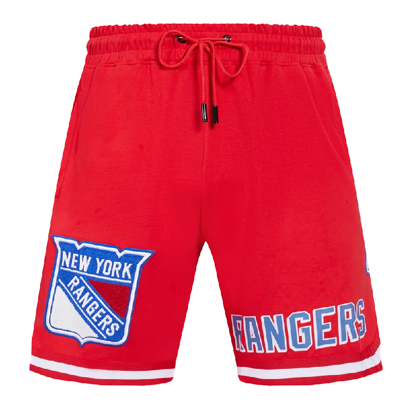 NHL NEW YORK RANGERS CLASSIC CHENILLE MEN'S SHORT (RED)