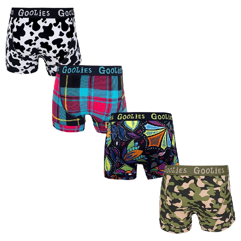 Explorers Bundle - Kids Boxer Shorts 4 Pack Bundle