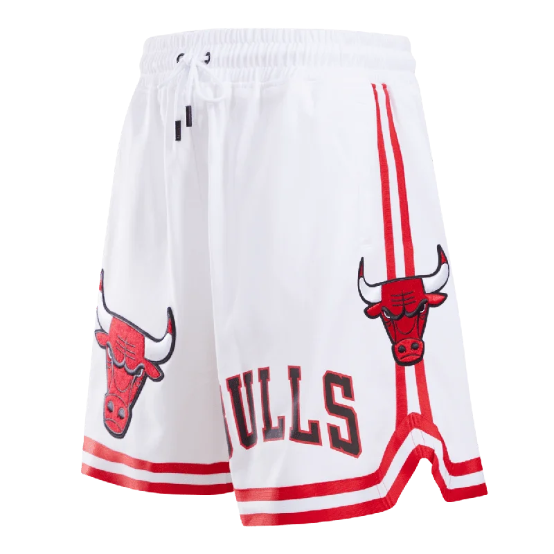 NBA CHICAGO BULLS CLASSIC CHENILLE MEN'S SHORT (WHITE)