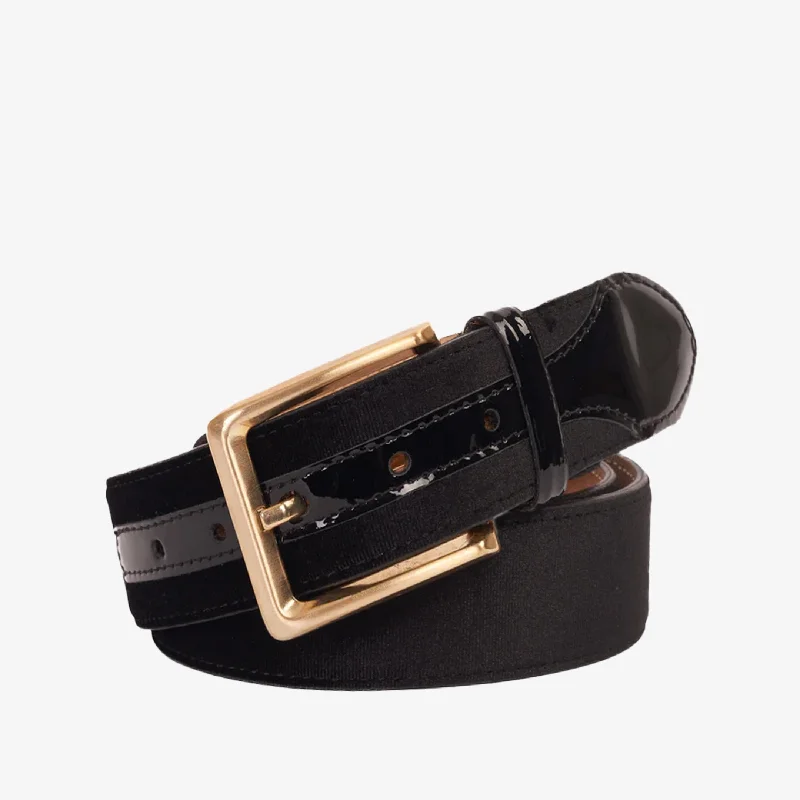 The Casaletti Black Leather Belt