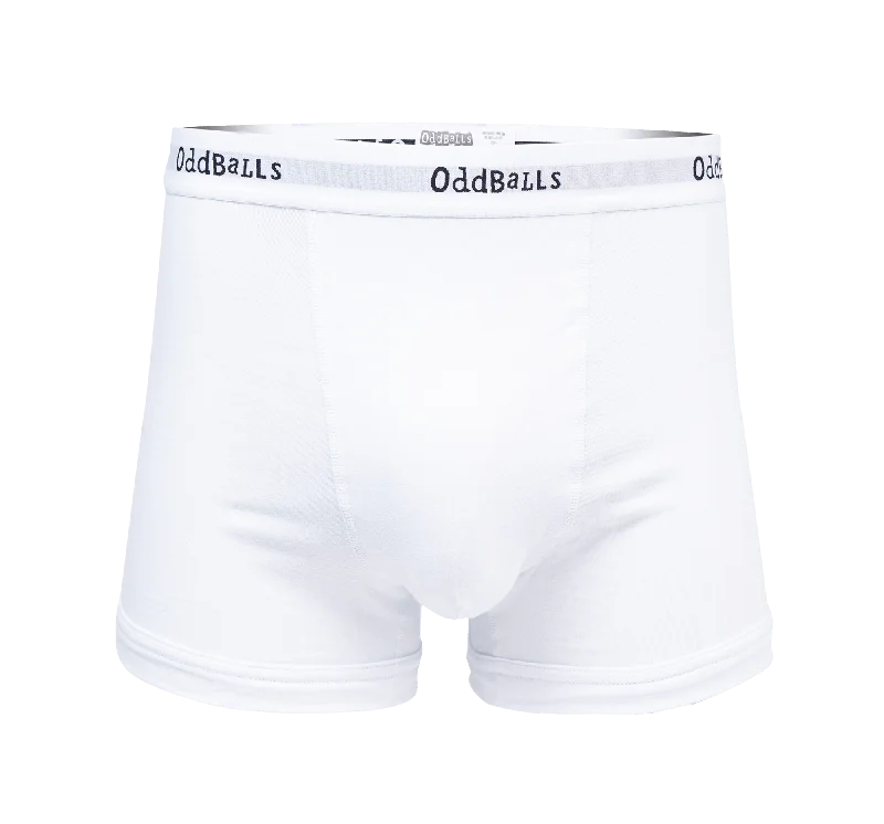 Classic White - Mens Boxer Shorts