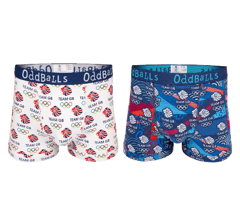 Team GB Bundle - Mens Boxer Shorts 2 Pack Bundle