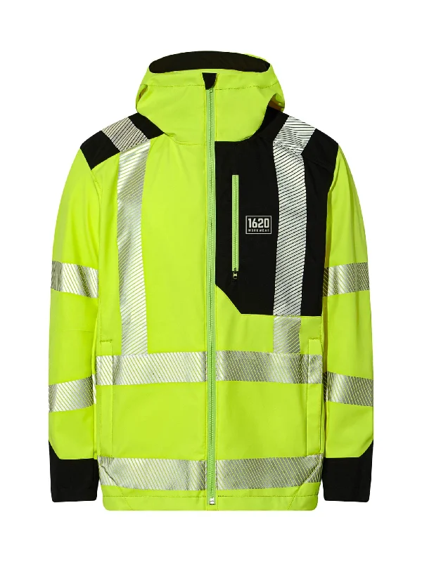 Hi Vis Softshell Work Jacket