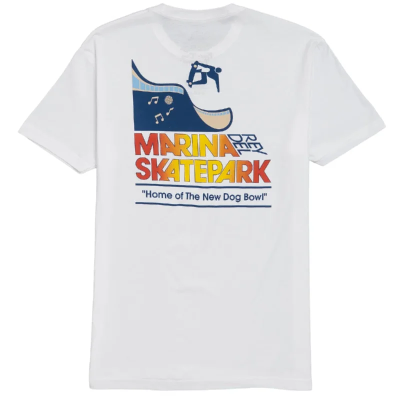 45RPM Vintage Marina Del Rey Skatepark T-Shirt - White