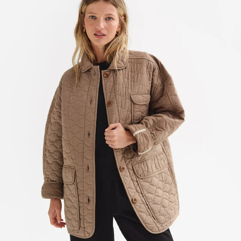 Organic Cotton Quilted Chore Jacket