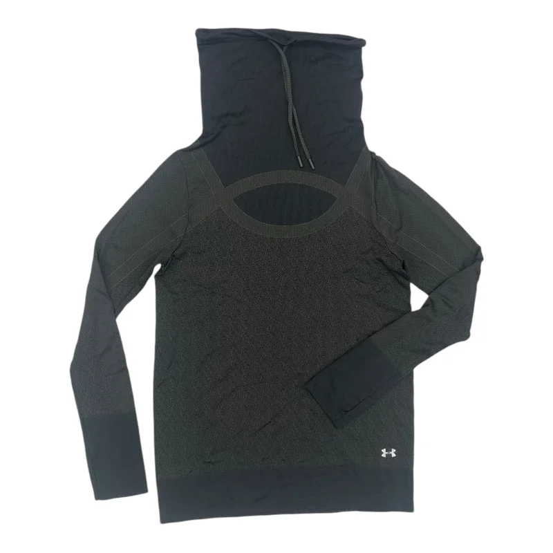 Athletic Top Ls Collar By Under Armour In Grey, Size:M