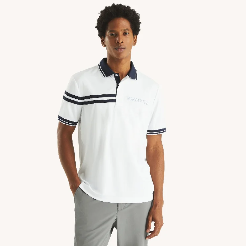 Nautica Mens Navtech Classic Fit Polo