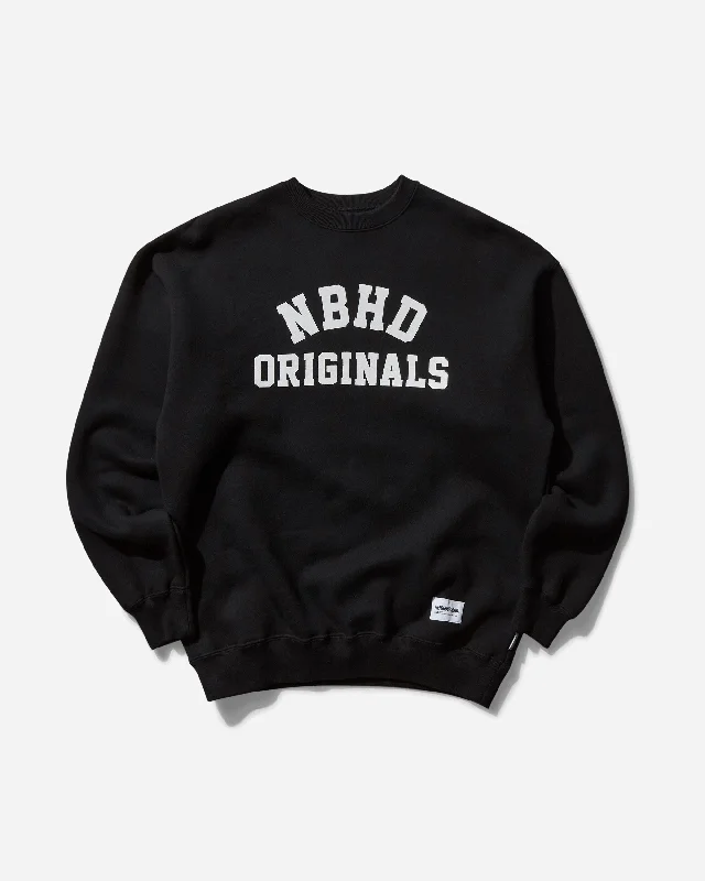 Men's Basic Crewneck Sweatshirt Black