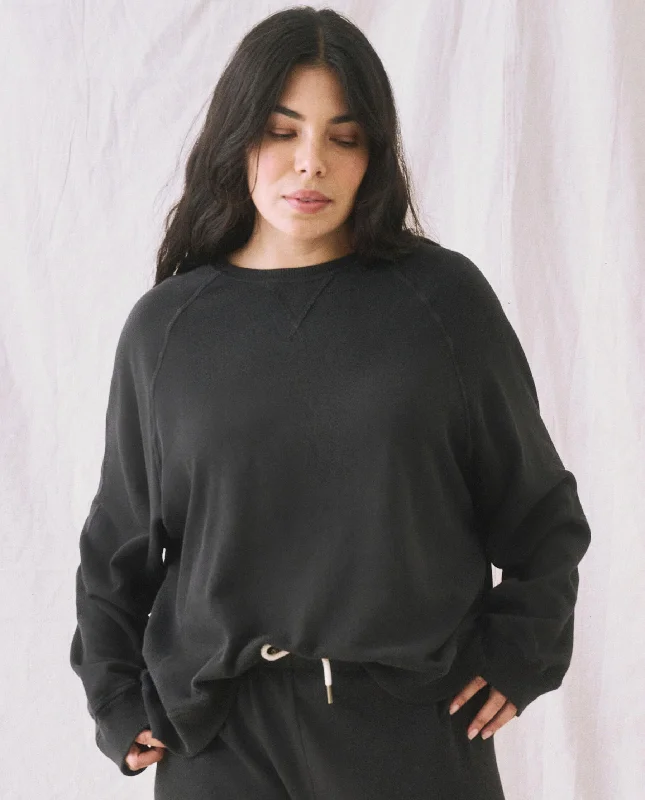 The Slouch Sweatshirt. Solid -- Almost Black