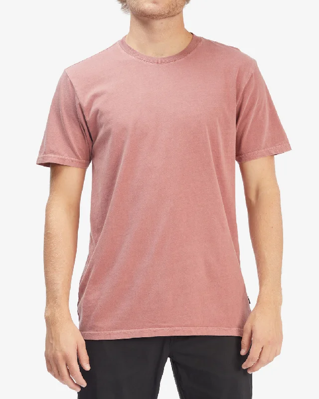 Essential Wave Washed T-Shirt - Faded Rose