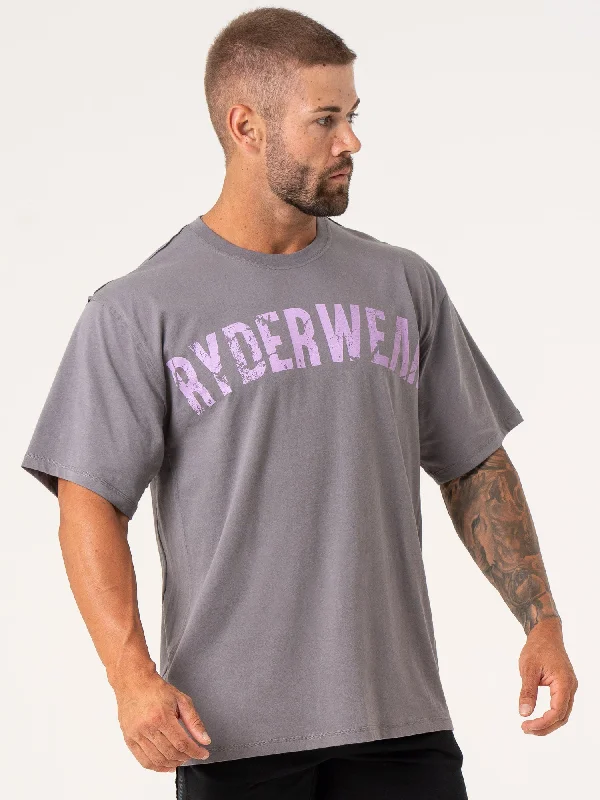 Force Oversized T-Shirt - Charcoal