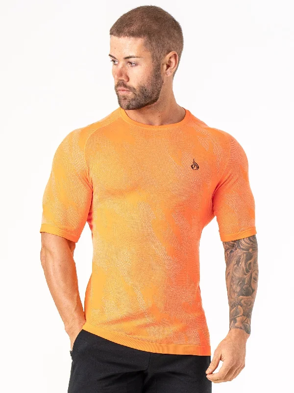 Aero Core Seamless T-Shirt - Orange