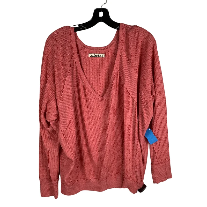 Top Long Sleeve By We The Free In Copper, Size: M