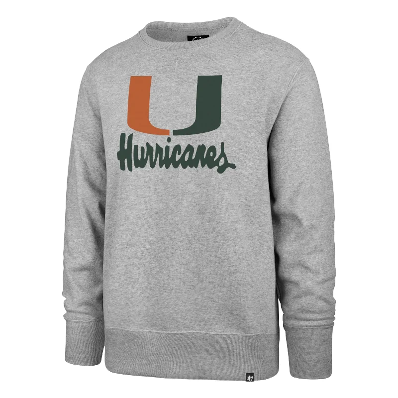 MIAMI HURRICANES VINTAGE IMPRINT '47 HEADLINE CREW