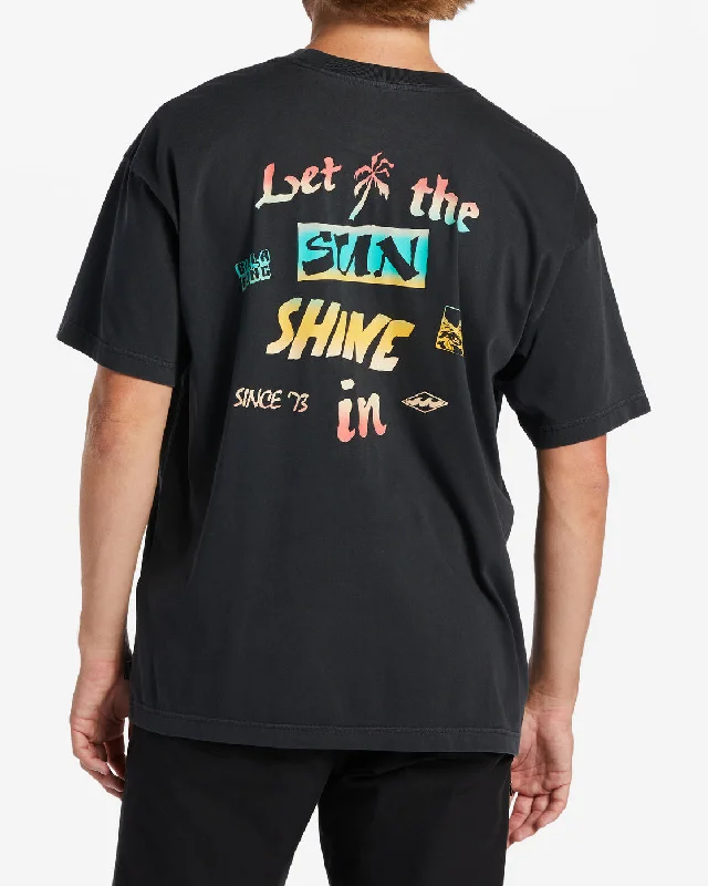 Let It Shine T-Shirt - Washed Black