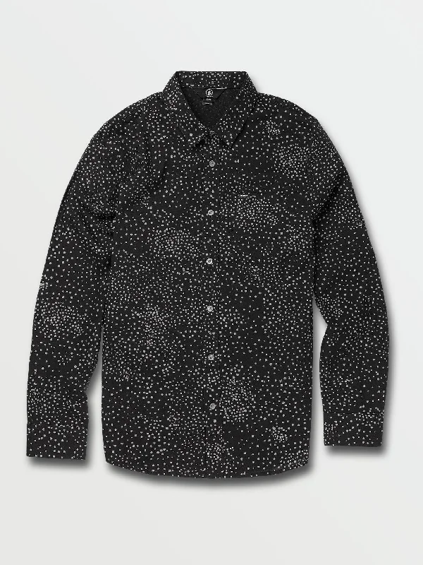 Warbler Long Sleeve Shirt - Black