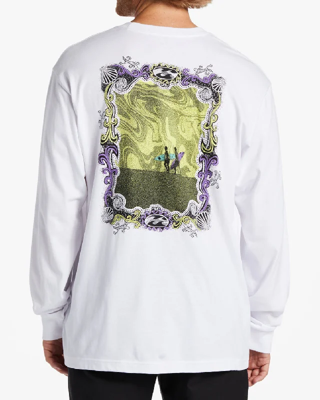 Surround Long Sleeve T-Shirt - White