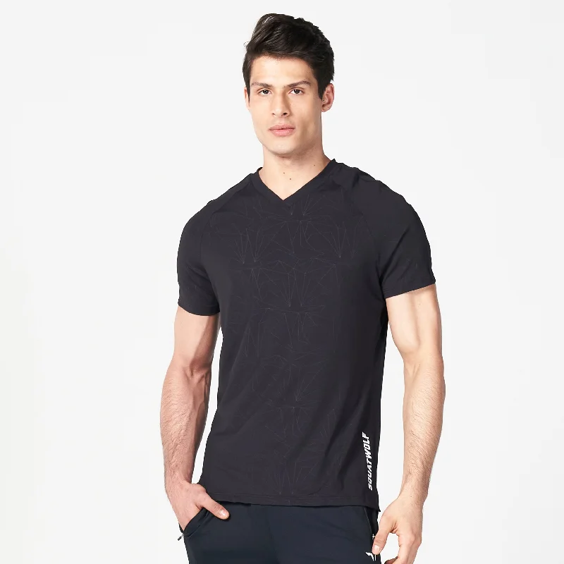 Core V-neck AeroTech Tee - Black