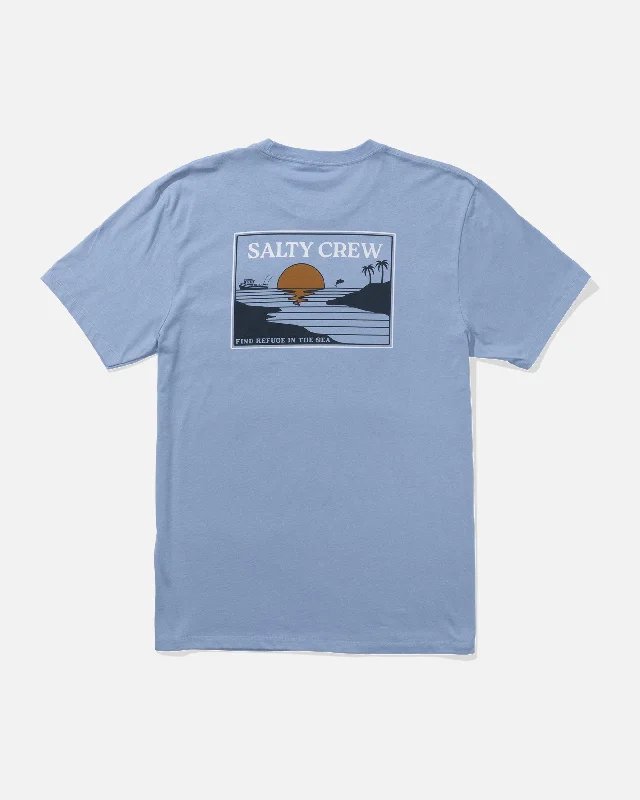 Reflection Premium Tee - Marine Blue