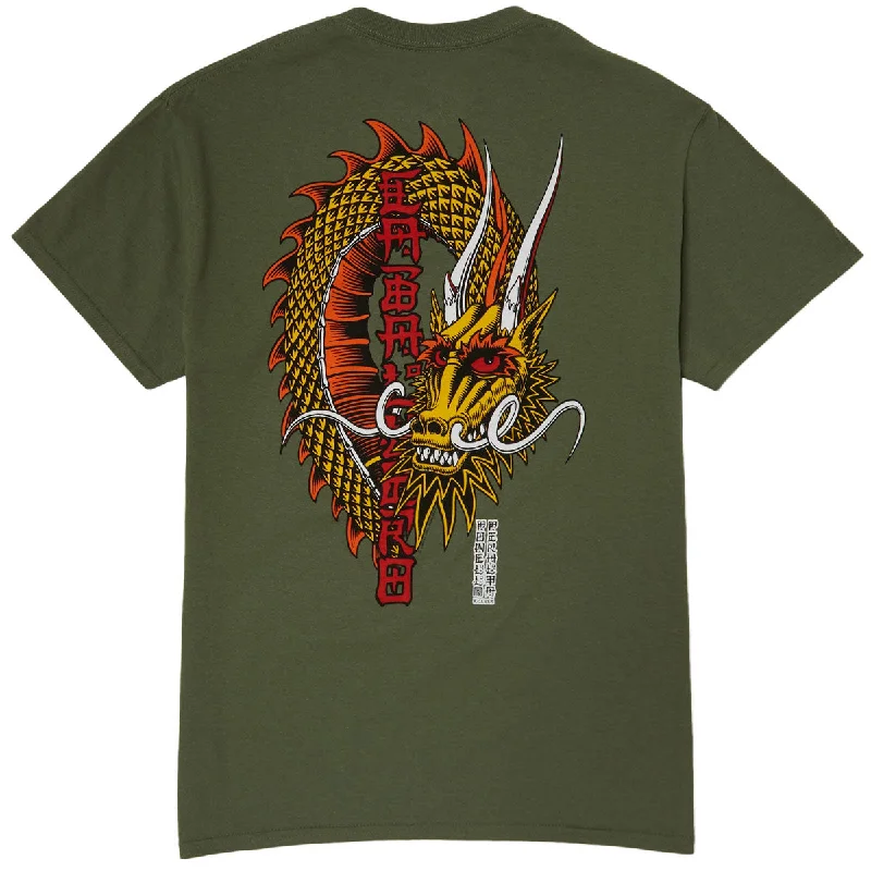 Powell-Peralta Steve Caballero Ban This T-Shirt - Military Green 2