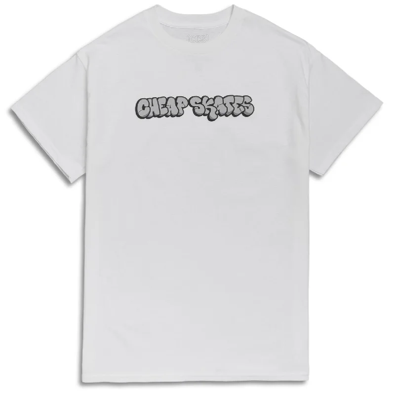 CCS Cheap Skates Tag T-Shirt - White/Grey/Black