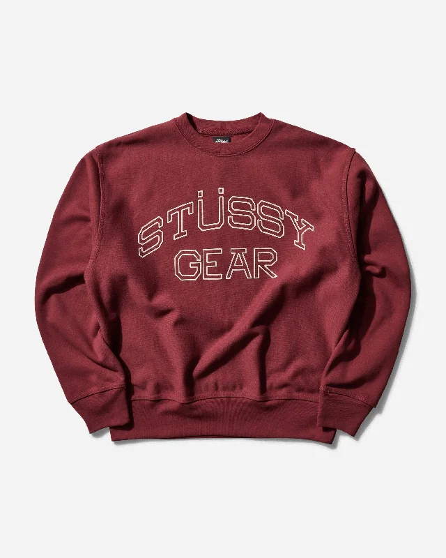 Men's Gear Crewneck Sweatshirt Oxblood