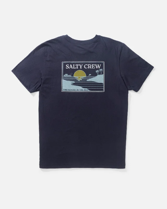 Reflection Premium Tee - Navy