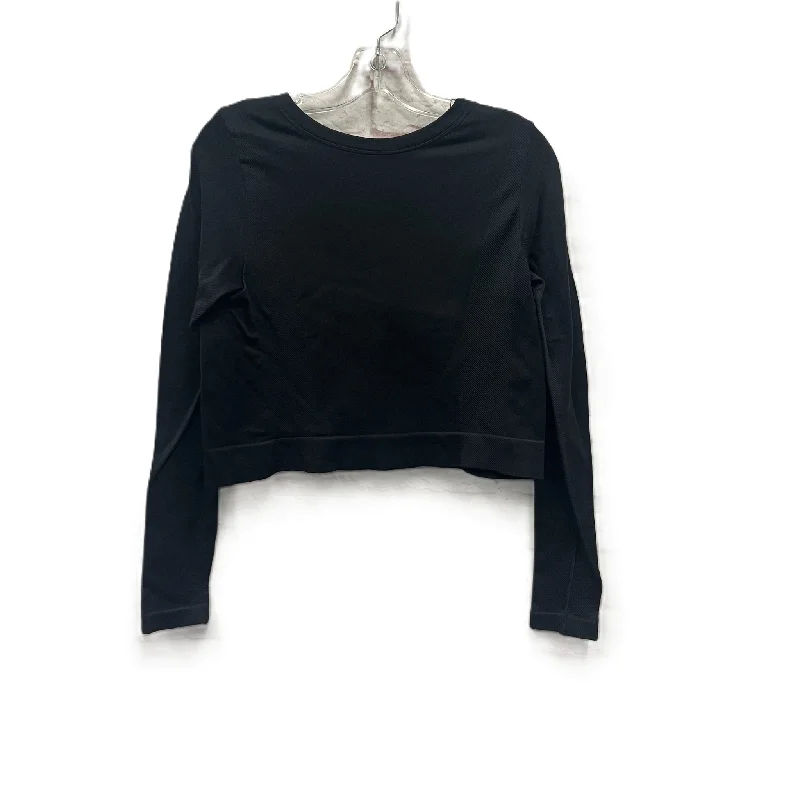 Athletic Top Long Sleeve Crewneck By All In Motion In Black, Size: Xl